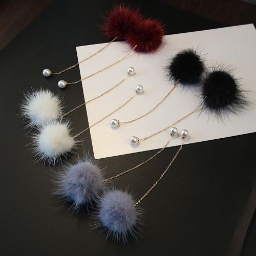 Boucles d'oreilles pendantes Femme en Nacre - Ref 3099337
