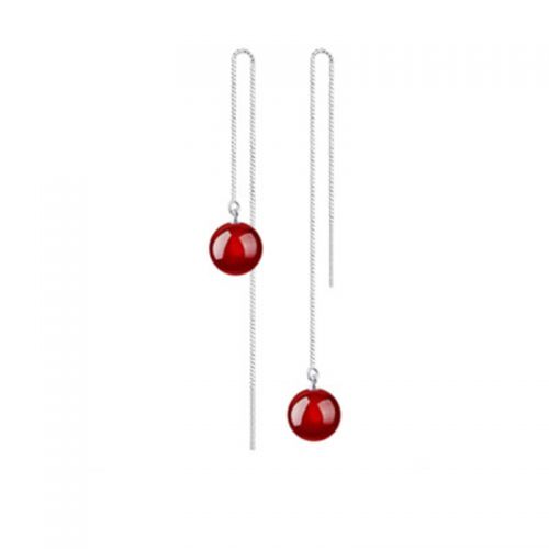 Boucles d'oreilles pendantes Femme RAT ARGENT Argentée - Ref 3099343
