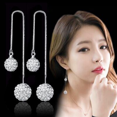 Boucles d'oreilles pendantes Femme Argentée - Ref 3099368