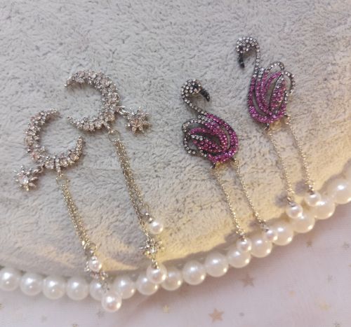 Boucles d'oreilles pendantes Femme en Nacre - Ref 3099379