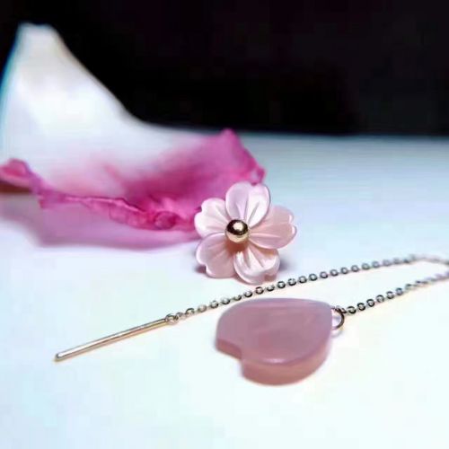 Boucles d'oreilles pendantes Femme en Nacre - Ref 3099406