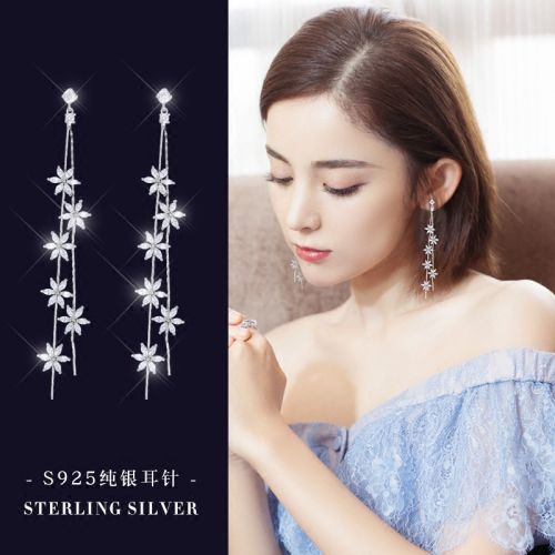Boucles d'oreilles pendantes en Ruban - Ref 3099407