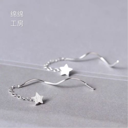 Boucles d'oreilles pendantes GIRL S Argentée - Ref 3099426