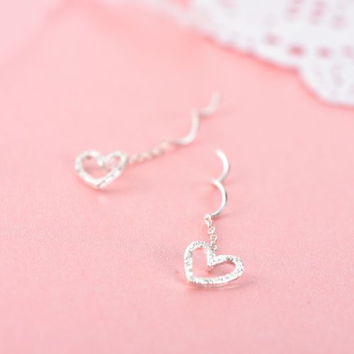 Boucles d'oreilles pendantes Femme Argentée - Ref 3099440