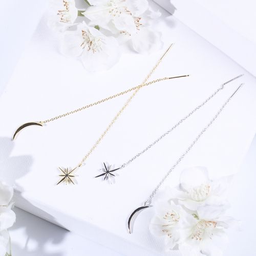 Boucles d'oreilles pendantes Femme SOMOOI Argentée - Ref 3099448