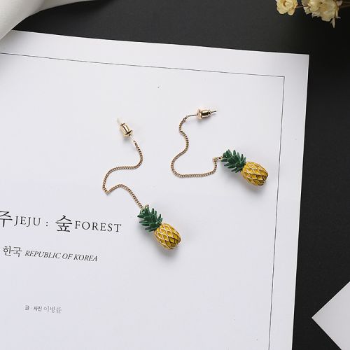 Boucles d'oreilles pendantes Femme en Alliage argent plaque or - Ref 3099462