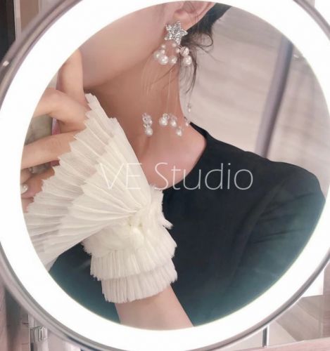 Boucles d'oreilles pendantes Femme en Matiere mixte - Ref 3099469