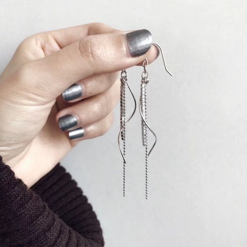Boucles d'oreilles pendantes Femme Argentée - Ref 3099477