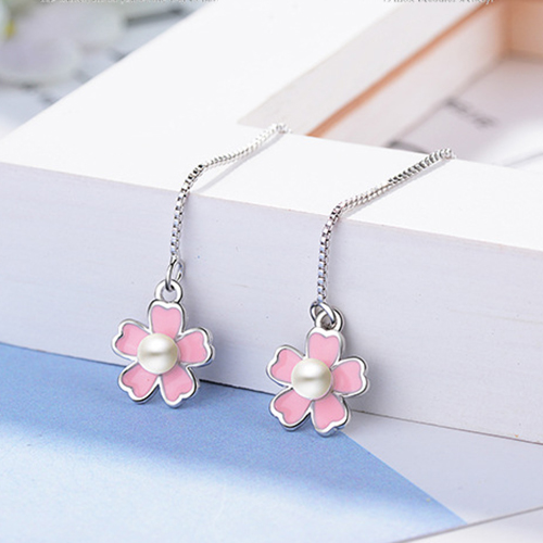 Boucles d'oreilles pendantes Femme Argentée - Ref 3099488