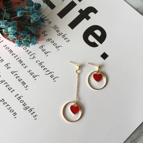Boucles d'oreilles pendantes Femme en Alliage argent plaque or - Ref 3099502