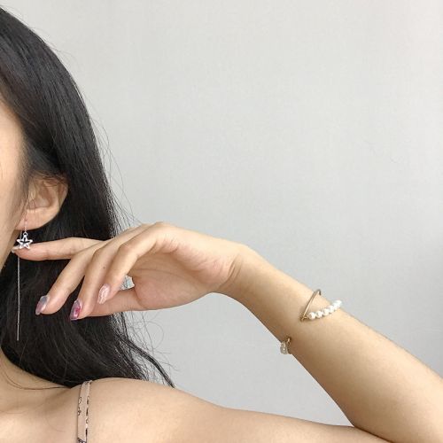 Boucles d'oreilles pendantes Femme POTIMO Argentée - Ref 3099523