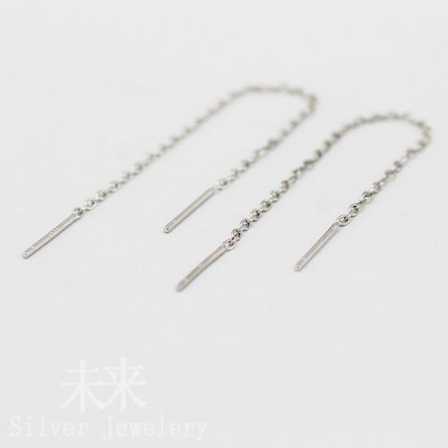 Boucles d'oreilles pendantes Femme Argentée - Ref 3099525