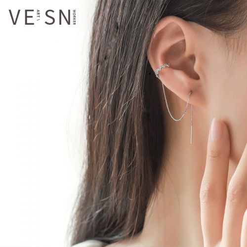 Boucles d'oreilles pendantes Femme SEULEMENT Argentée - Ref 3099533
