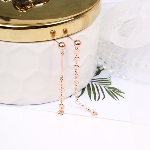 Boucles d'oreilles pendantes Femme VOIR LA DESCRIPTION en Acier au titane - Ref 3099538