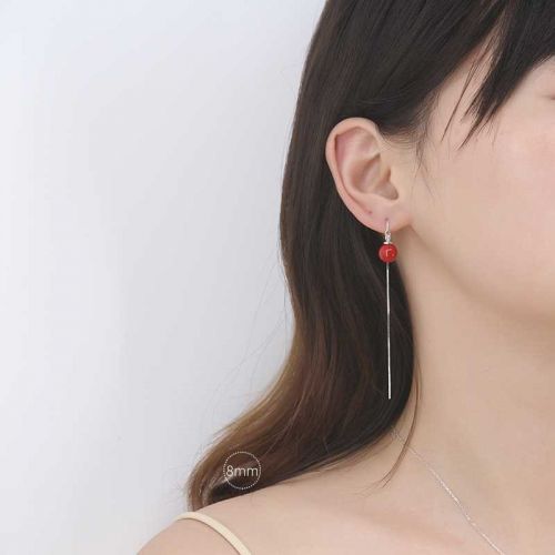 Boucles d'oreilles pendantes Femme Argentée - Ref 3099541