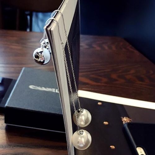 Boucles d'oreilles pendantes Femme en Alliage argent plaque or - Ref 3099548