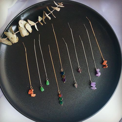 Boucles d'oreilles pendantes Femme - Ref 3099550
