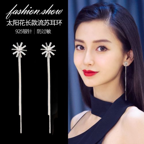 Boucles d'oreilles pendantes Femme Argentée - Ref 3099590