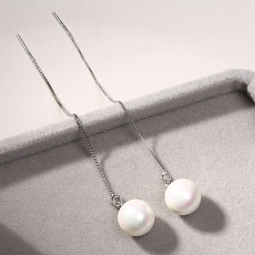 Boucles d'oreilles pendantes Femme Argentée - Ref 3099595