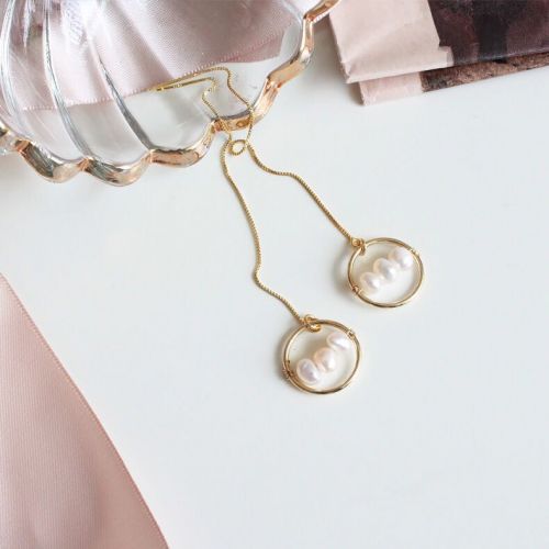 Boucles d'oreilles pendantes GOLDENBABYLON en Nacre - Ref 3099596