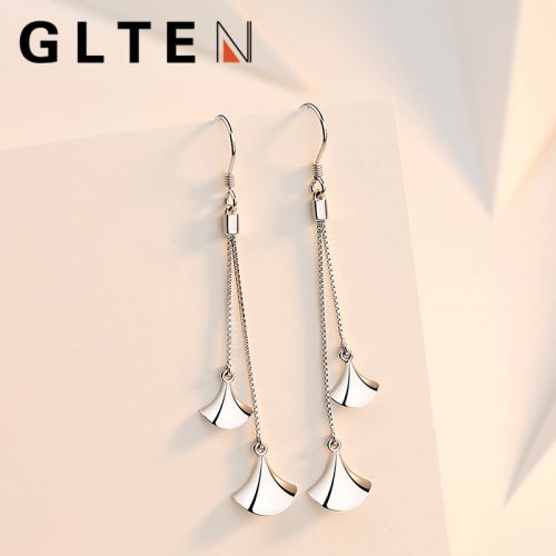 Boucles d'oreilles pendantes Femme GLTEN Argentée - Ref 3099657