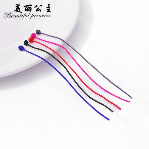 Boucles d'oreilles pendantes Femme BEAUTIFUL PRINCESSE BELLE en Coton et lin - Ref 3099677