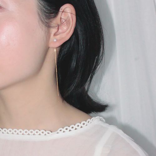 Boucles d'oreilles pendantes Femme en Nacre - Ref 3099694