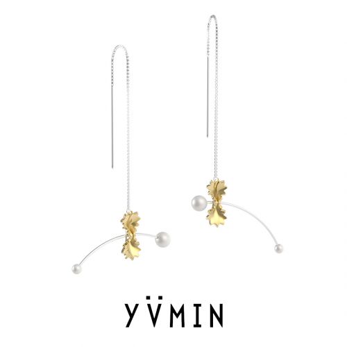 Boucles d'oreilles pendantes Femme YVMIN Argentée - Ref 3099781