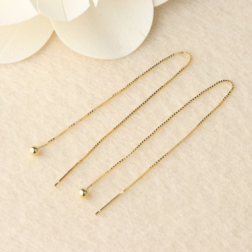 Boucles d'oreilles pendantes Argentée - Ref 3099782
