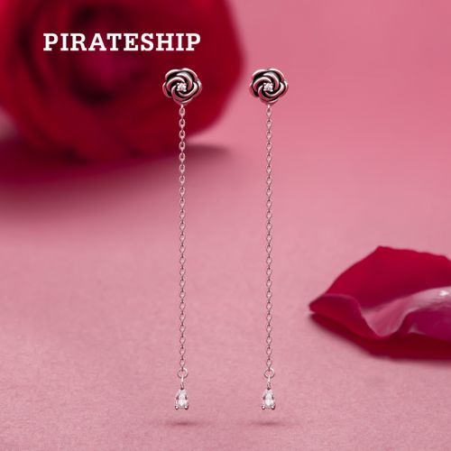 Boucles d'oreilles pendantes Femme PIRATESHIP Argentée - Ref 3099792