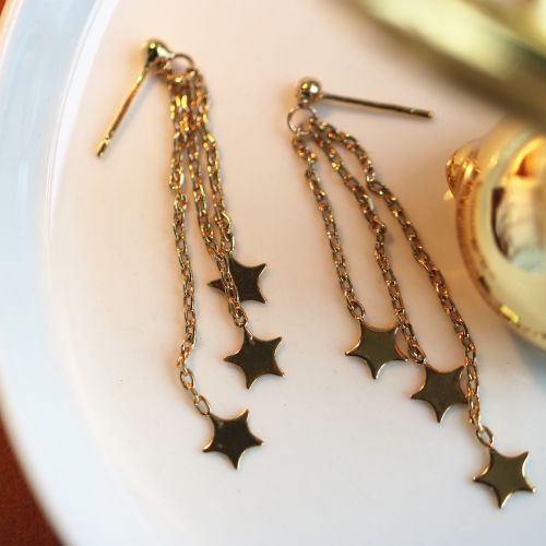 Boucles d'oreilles pendantes Femme DECENTKITTEN - Ref 3099799
