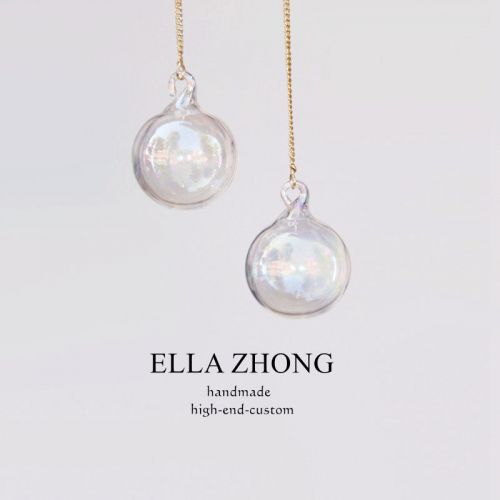 Boucles d'oreilles pendantes Femme en Matiere mixte - Ref 3099800