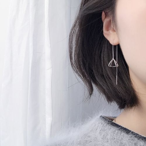 Boucles d'oreilles pendantes Femme Argentée - Ref 3099817
