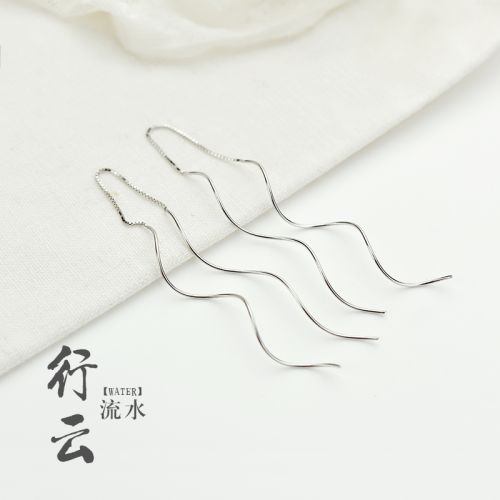 Boucles d'oreilles pendantes Femme Argentée - Ref 3099818