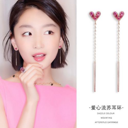 Boucles d'oreilles pendantes Femme Argentée - Ref 3099843
