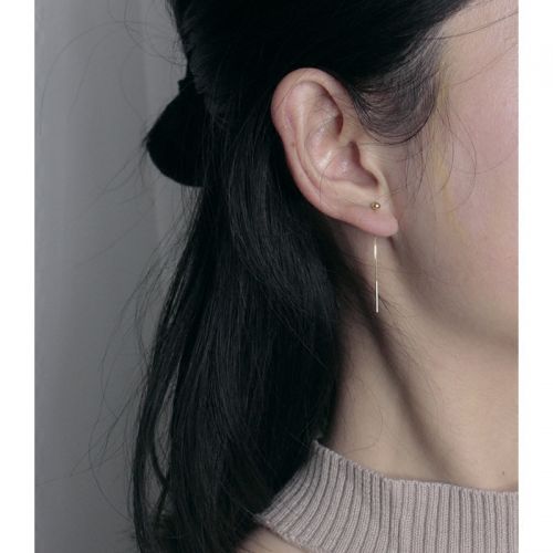 Boucles d'oreilles pendantes Femme Argentée - Ref 3099855