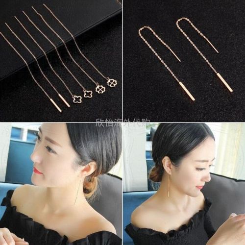 Boucles d'oreilles pendantes Femme XNER en Acier au titane - Ref 3099876