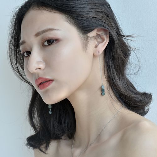 Boucles d'oreilles pendantes Femme Argentée - Ref 3099880