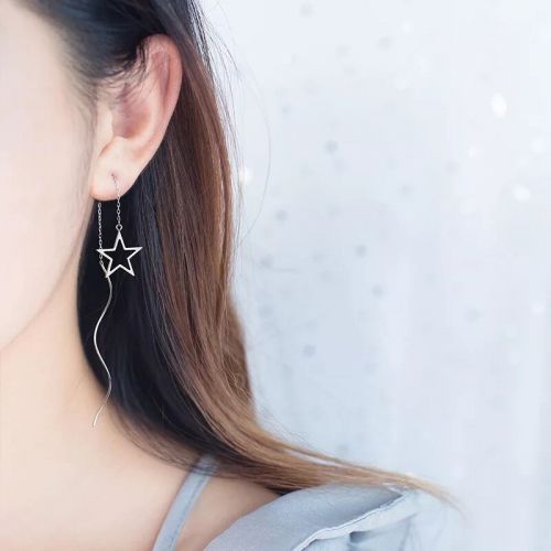 Boucles d'oreilles pendantes Femme Argentée - Ref 3099906
