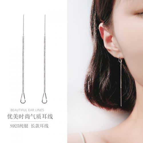 Boucles d'oreilles pendantes Femme Argentée - Ref 3099914