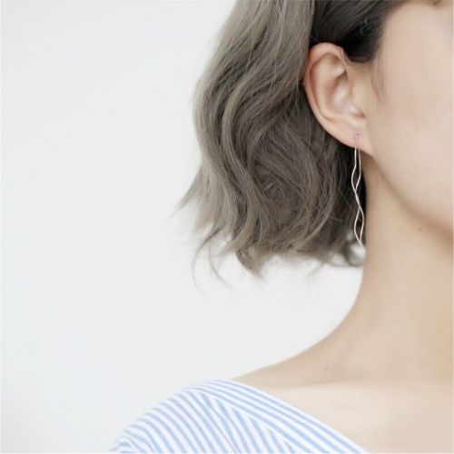 Boucles d'oreilles pendantes Femme Argentée - Ref 3099919