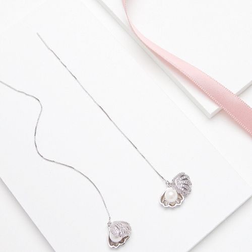 Boucles d'oreilles pendantes Femme en Alliage argent plaque or - Ref 3099921