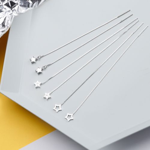 Boucles d'oreilles pendantes Femme Argentée - Ref 3099931