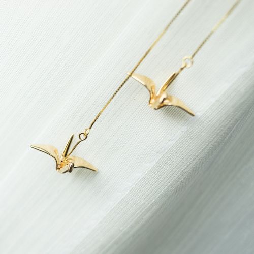 Boucles d'oreilles pendantes en Matiere mixte - Ref 3099947