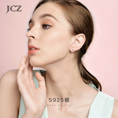 Boucles d'oreilles pendantes Femme Argentée - Ref 3099974