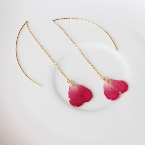 Boucles d'oreilles pendantes Femme en Alliage argent plaque or - Ref 3099976