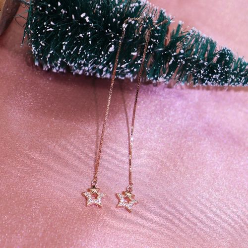 Boucles d'oreilles pendantes Femme Argentée - Ref 3099979