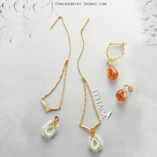 Boucles d'oreilles pendantes Femme ITHACA en Matiere mixte - Ref 3100005