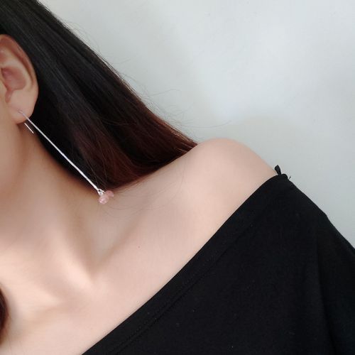 Boucles d'oreilles pendantes Femme CHEREDA Argentée - Ref 3100019