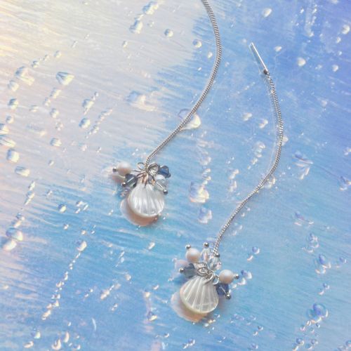 Boucles d'oreilles pendantes Femme Argentée - Ref 3100039